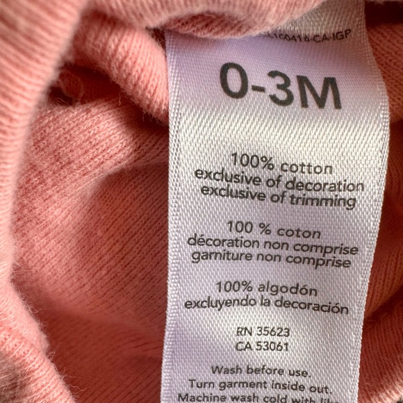 3 pack baby girls size 0-3 months bodysuit - Picture 7 of 8